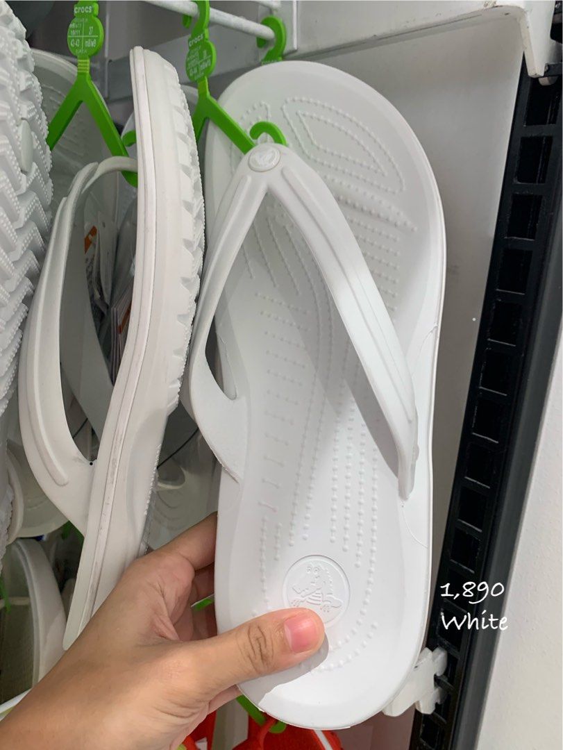 ON SALE CROCS BAYABAND FLIP (Category: Slippers and slides) located in Marikina City. Submitted by ilas.ph (Listing ID 1468319228, Image 3). Description: ORIGINAL WITH ECO BAG PRICE AND SIZE INDICATED EACH PICTURE NO COD .