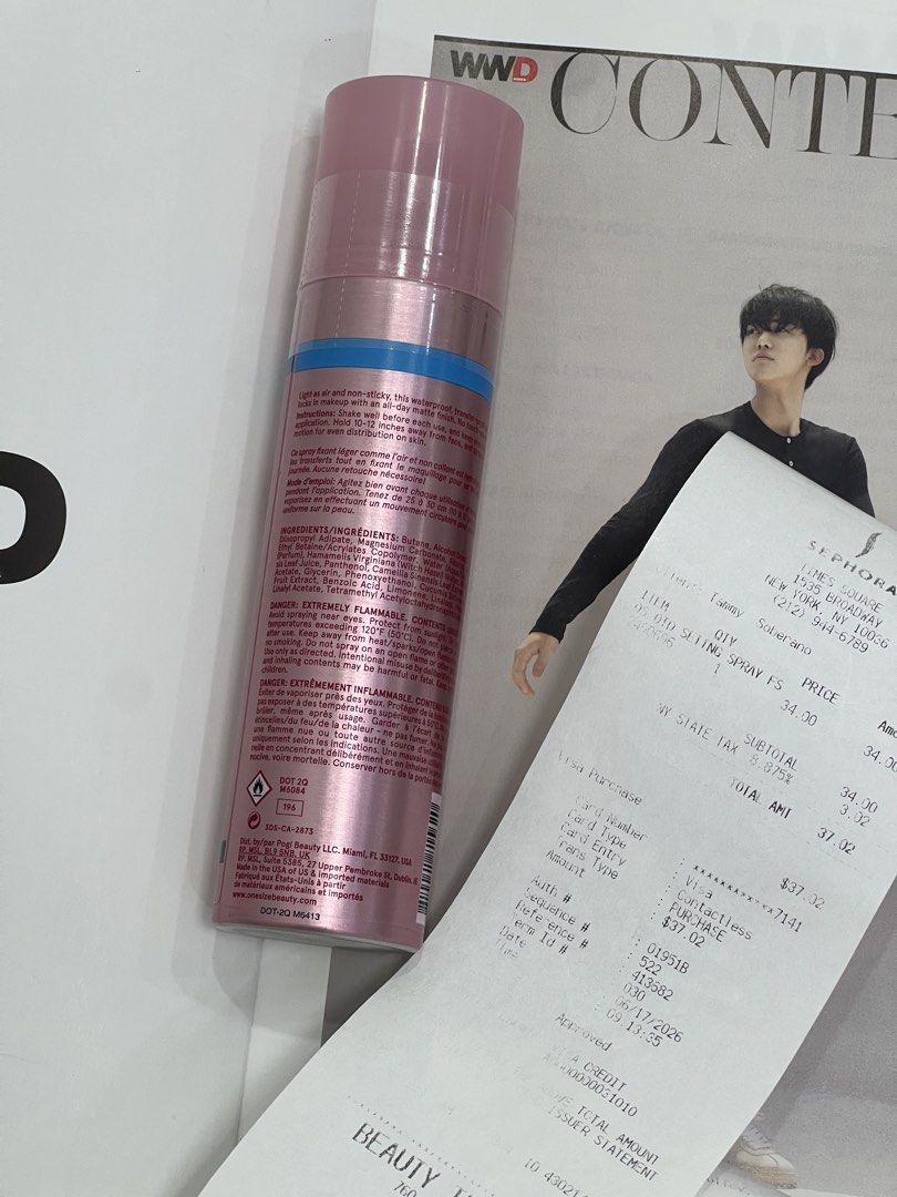 One/Size On 'Til Dawn Mattifying Waterproof Setting Spray (Category: Makeup) located in Iloilo. Submitted by eggbunana (Listing ID 1468442541, Image 3). Description: - Brand: One/Size by Patrick Starrr - Product: On 'Til Dawn Setting Spray - Size: 3.4 oz / 100 mL (Full Size) - Condition: Brand new, never used, cap still sealed - Authenticity: Purchased recently from Sephora (Subtotal: $37, receipt available upon request) - Formula: Waterproof, ma