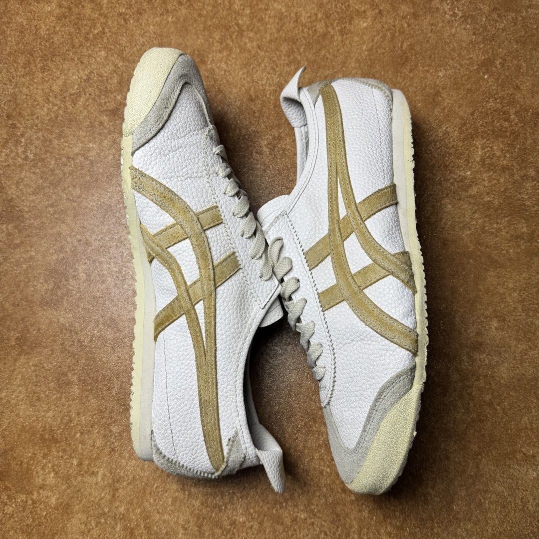 ONITSUKA TIGER (Category: Sneakers) located in Panabo. Submitted by shoerarefinds (Listing ID 1468346272, Image 3). Description: Onits “wht/brwn” SIZE: CM 27 / 42.5 / US 9 Excellent Condition, minimal heel drag LOCATION: PANABO CITY, DAVAO DEL NORTE, 8105 2300 FREESHIPPING .