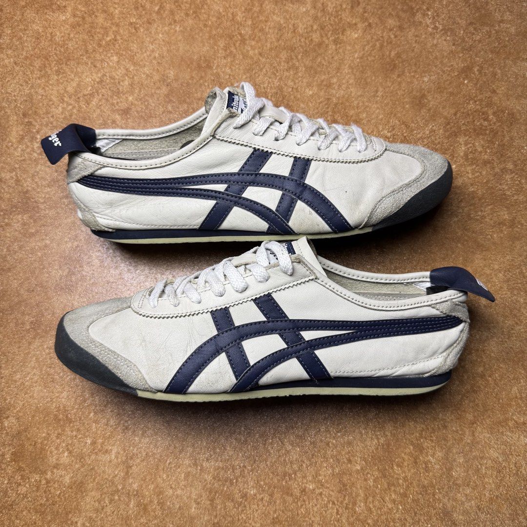 ONITSUKA TIGER (Category: Sneakers) located in Panabo. Submitted by shoerarefinds (Listing ID 1468346757, Image 1). Description: Onits “peacoat” (3) SIZE: CM 27 / 42.5 / US 9 Excellent Condition, minimal scratches and heel drag LOCATION: PANABO CITY, DAVAO DEL NORTE, 8105 2300 FREESHIPPING .