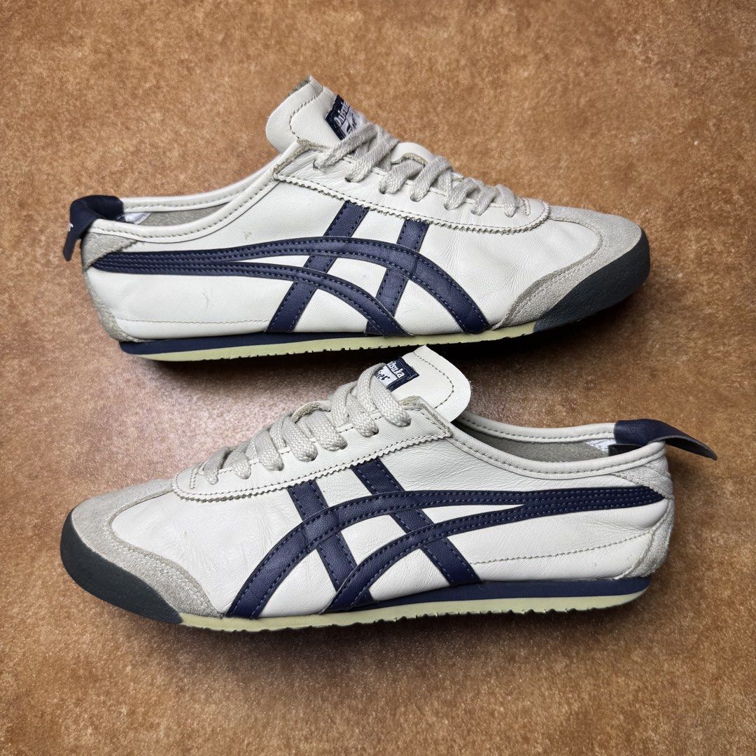 ONITSUKA TIGER (Category: Sneakers) located in Panabo. Submitted by shoerarefinds (Listing ID 1468347308, Image 1). Description: Onits “peacoat” (2) SIZE: CM 26 / EURO 41.5 / US 8 Excellent Condition, minimal scratches and heel drag LOCATION: PANABO CITY, DAVAO DEL NORTE, 8105 2600 FREESHIPPING .