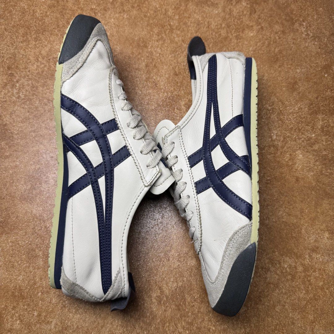 ONITSUKA TIGER (Category: Sneakers) located in Panabo. Submitted by shoerarefinds (Listing ID 1468347308, Image 3). Description: Onits “peacoat” (2) SIZE: CM 26 / EURO 41.5 / US 8 Excellent Condition, minimal scratches and heel drag LOCATION: PANABO CITY, DAVAO DEL NORTE, 8105 2600 FREESHIPPING .