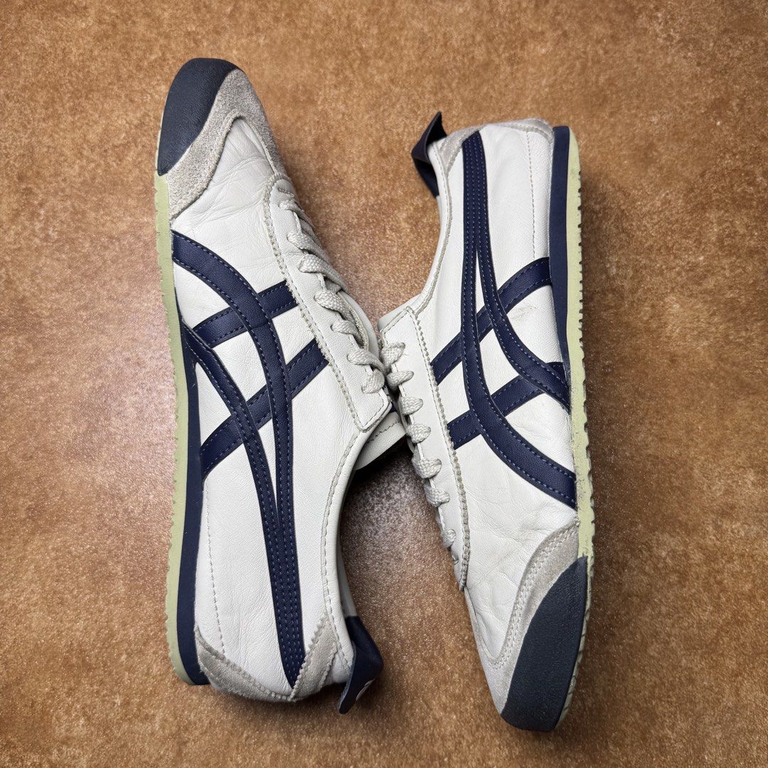 ONITSUKA TIGER (Category: Sneakers) located in Panabo. Submitted by shoerarefinds (Listing ID 1468347609, Image 3). Description: Onits “peacoat” (1) SIZE: CM 27/ EURO 42.5 / US 9 Excellent Condition, minimal scratches and heel drag LOCATION: PANABO CITY, DAVAO DEL NORTE, 8105 2600 FREESHIPPING .