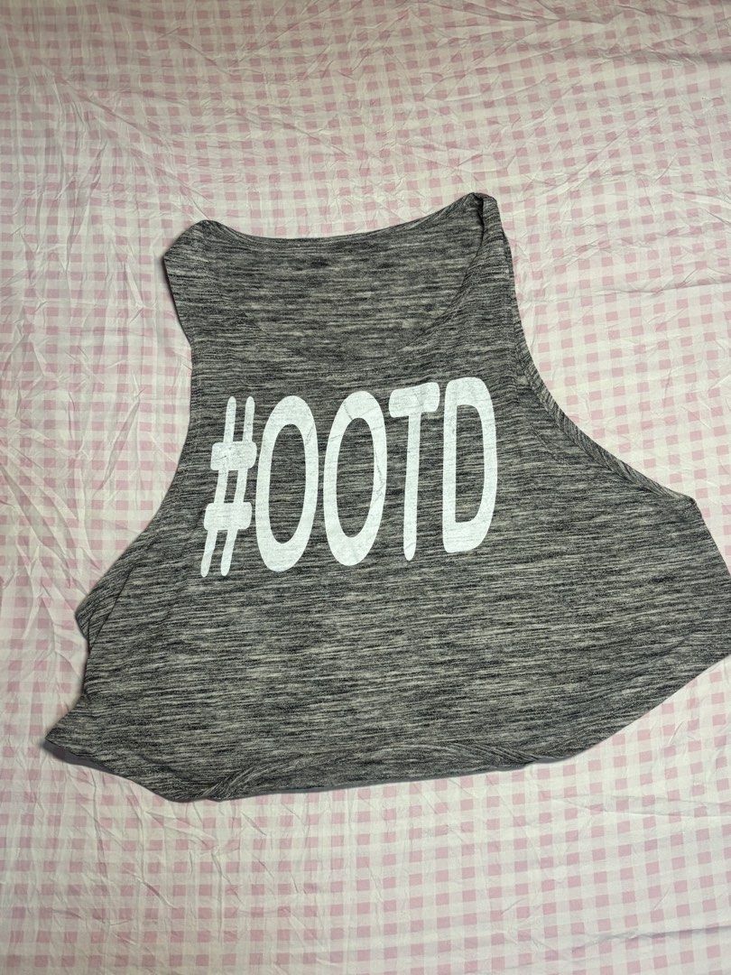 #OOTD Tank Crop Top (Category: Others Tops) located in San Juan City. Submitted by angel_aura_archive (Listing ID 1468344797, Image 1). Description: - Free size - All of the details are here n po so pls matuto po magbasa and no to low bailers!! I can give discount if marami po kukunin. They are not from ukay and they are from my personal collection from my closet (purpose is to declutter)..