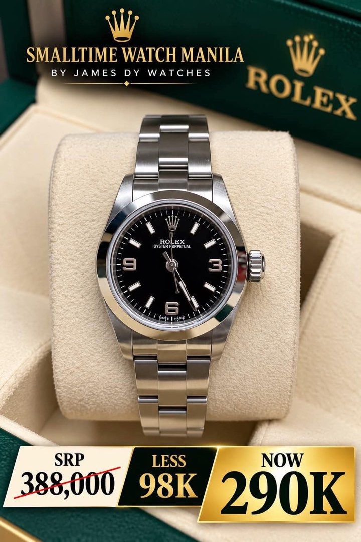 OP 24 (Category: Luxury Watches) located in Manila. Submitted by jdywatches88 (Listing ID 1468499224, Image 1). Description: OP 24 complete set Time to add a new piece to your collection. ⌚💎 ✨ Premium luxury timepieces ✅ Authentic pieces 📦 Complete sets available 🤝 Negotiable for serious buyers 📩 Message us for prices, photos & details. Limited pieces available — don’t miss out! ⌚🔥.