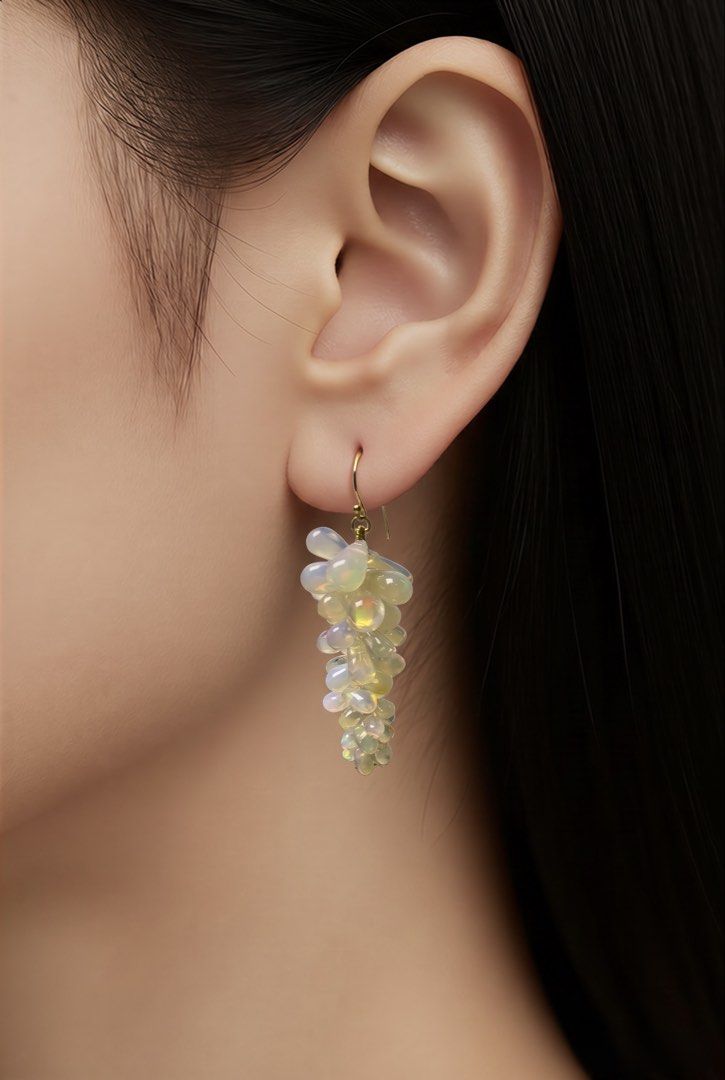Opal Cluster Dangling Earrings (Category: Earrings) located in Baguio. Submitted by mooi.kuryba (Listing ID 1468449269, Image 1). Description: Elevate your energy and style with these stunning Opal Cluster Dangling Earrings. 🌟 Each earring carries the metaphysical benefits of opal: emotional amplification, creativity, hope, and spiritual awakening. Perfect for artists, dreamers, and anyone seeking beauty and balance. 🌙 Brand New in Sterling Sli
