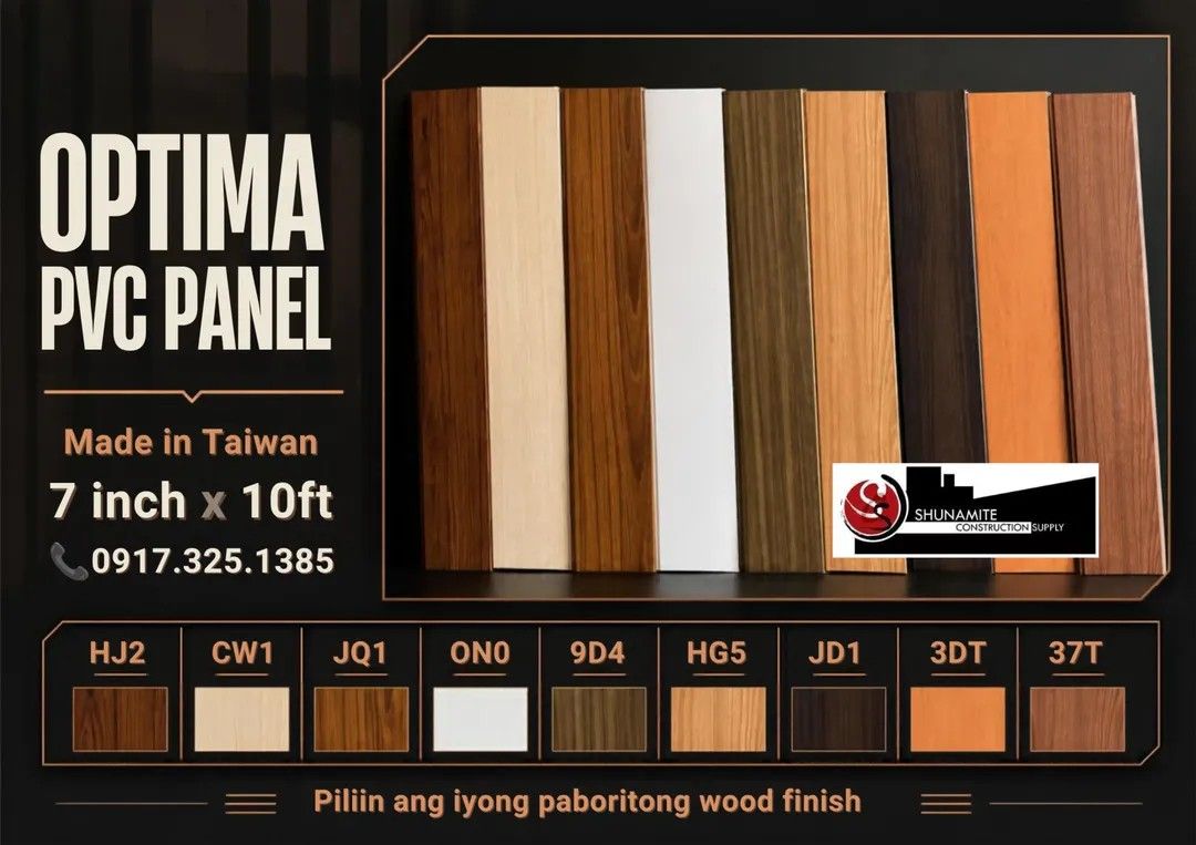 Optima pvc panel (Category: Construction & Building Materials) located in Quezon City. Submitted by shunamite (Listing ID 1468382689, Image 1). Description: DIRECT SUPPLIER ‼️ ✨️OPTIMA PVC PANEL✨️ FOR OUTDOOR EAVES AND CEILING ✅️We do ship cod via lalamove ✅️Cod/gcash / bank transfer💸 💯LEGIT SUPPLIER‼️ 📩 Message us for Inquiries and orders. Fb: Shunamite const..