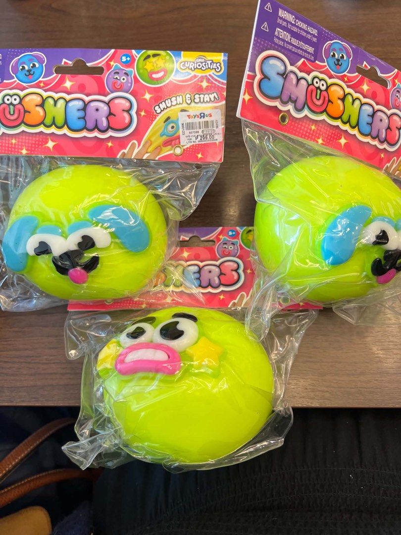 Original & Sealed Orb Curiosities Smushers (Category: Interactive Toys) located in Manila. Submitted by rockypeach (Listing ID 1468397343, Image 2). Description: Selling Original Orb Curiosities Smushers for Php 650.00! 📍 Bf Homes Paranaque 🎨 Available Colors & Stocks: Purple - 1 Lilac - 1 Orange - 1 Yellow - 2 Green - 2 MOP: Gcash/Online Banking 🚘 Free delivery within BF Homes.