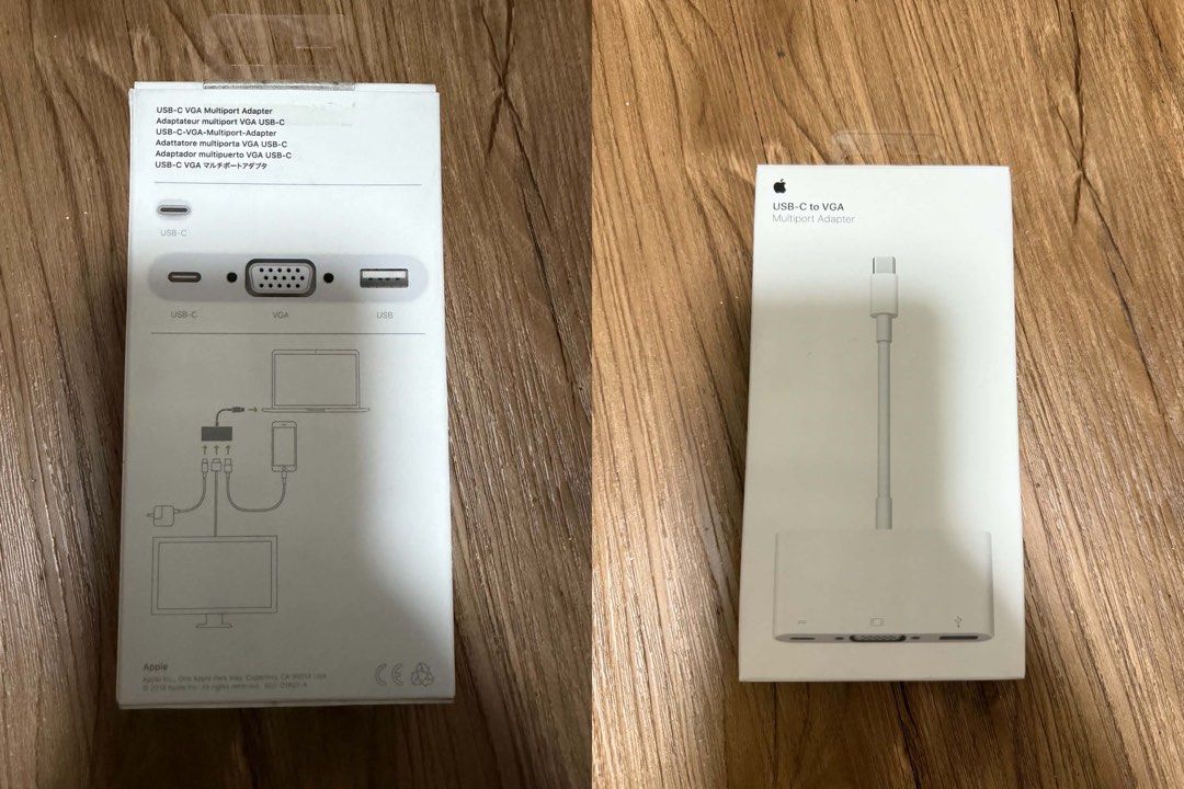 Original Apple USB-C Multip​​ort Adapters 🍎 (Category: Office & Business Technology) located in Quezon City. Submitted by khalendsfahion (Listing ID 1468395800, Image 1). Description: Available items: 1. USB-C to VGA Multiport Adapter * Original Price: ₱4,190 * Selling Price: ₱3,500 2. USB-C to Digital AV Multiport Adapter (HDMI) * Original Price: ₱4,190 * Selling Price: ₱3,500 Both items are available in their original packaging. 💰 ₱3,500 each