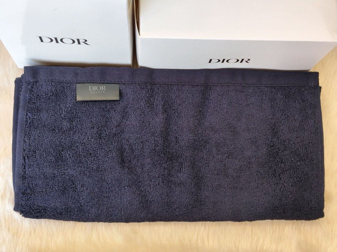 Original Dior GWP Towel (Category: Sanitary Hygiene) located in Quezon City. Submitted by docshop.orig (Listing ID 1468438343, Image 2). Description: 🌺 Dines: 24X11 in inches.