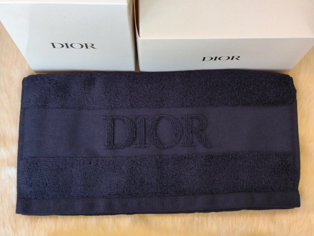 Original Dior GWP Towel (Category: Sanitary Hygiene) located in Quezon City. Submitted by docshop.orig (Listing ID 1468438343, Image 1). Description: 🌺 Dines: 24X11 in inches.