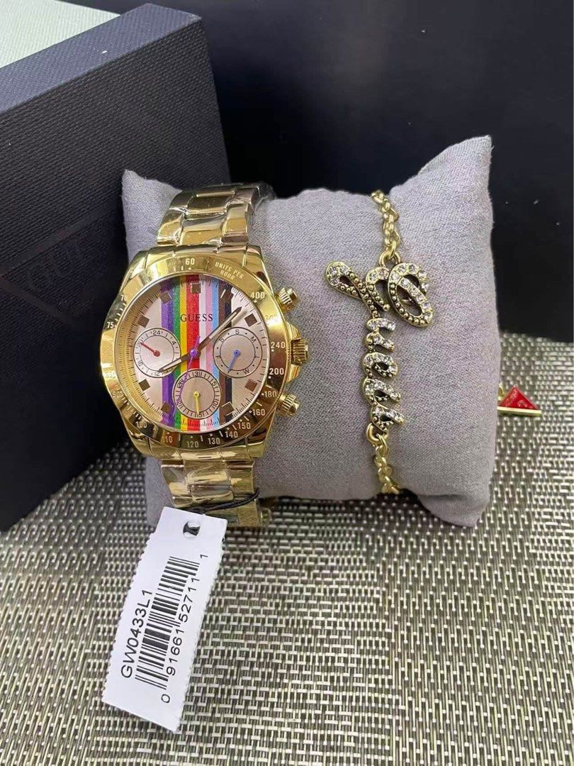Original Guess watch (Category: Luxury Watches) located in Antipolo. Submitted by hideoutcloset88 (Listing ID 1468390147, Image 2). Description: Orig from Us Bundle with bracelet .