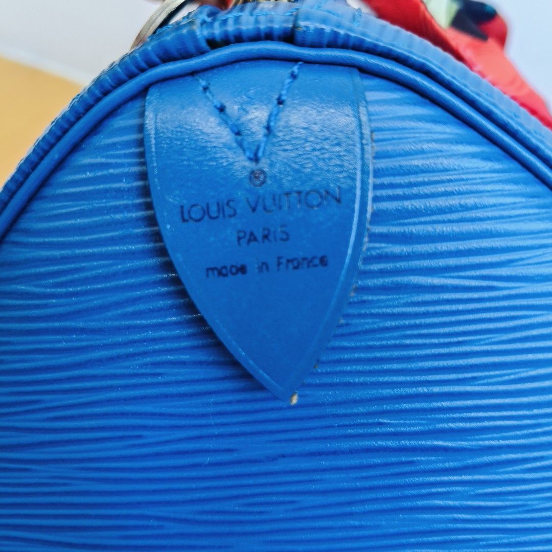 Original LV Epi Speedy 25 in Blue (Category: Luxury Bags & Wallets) located in Mexico. Submitted by indaymurayta888 (Listing ID 1468425739, Image 3). Description: 100% ORIGINAL / AUTHENTIC Money back Guarantee if proven Fake!! Price 26,000 Slightly negotiable 💯Japan Preloved ✅Excellent Condition 🍀 Rank A to SA -9/10 ✅ With Original Dustbag ✅Shipping Nationwide/ International 📌For Order and Inquirers Please Message Us Directly 📱09649977820 📌K
