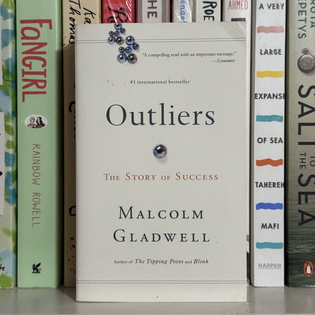 Outliers by Malcolm Gladwell (Category: Storybooks) located in General Santos City (Dadiangas). Submitted by forgottenreader (Listing ID 1468284871, Image 1). Description: - Title: Outliers by Malcolm Gladwell - Format: Mass Market (Back Bay Books edition) - Condition: Standard reading copy with normal shelf wear - Genre: Non-fiction, psychology, and business You may send me a direct message here or to my IG account - @forgottenreader - for fast 