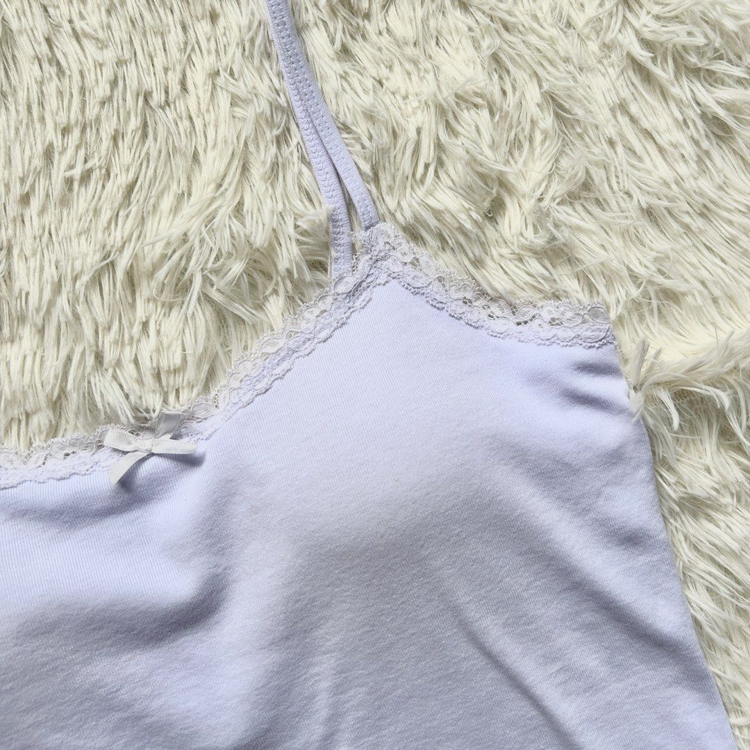 Padded Lace Top (Category: Sleeveless) located in Cavite. Submitted by closetbycole (Listing ID 1468333231, Image 2). Description: brand: mango basics — padded — no flaws — stretchable cotton fabric — fits small-medium.