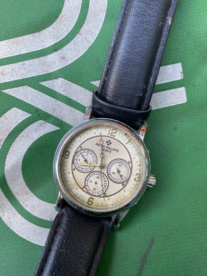 Patek Philippe Authomatic (Category: Men's Watches) located in Quezon City. Submitted by yoshitandie (Listing ID 1468348616, Image 1). Description: Patek Philippe Authomatic 💯 Honesyt Issue, basag salamin, change na bracelet, The Rest Almost Good ! Negotiable!!.