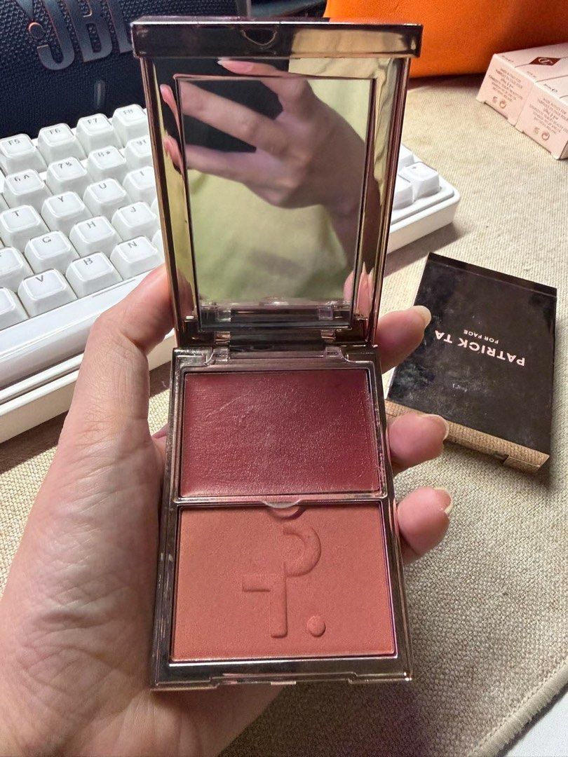 Patrick Ta She’s flushed (Category: Makeup) located in Manila. Submitted by prelovedtin.1016 (Listing ID 1468477769, Image 1). Description: Swatch only! Used twice? Rfs: Decluttering.