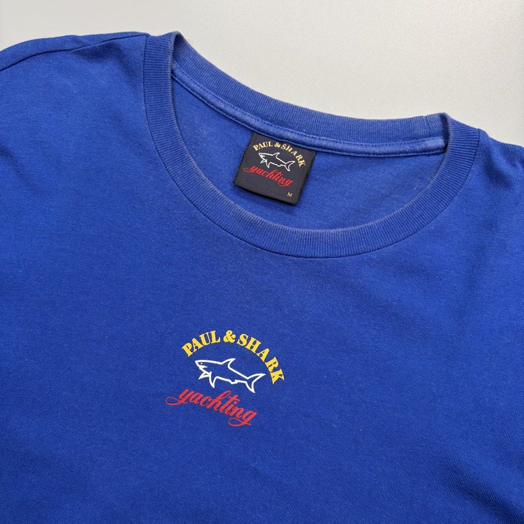 Paul & Shark (Category: Activewear) located in Cavite. Submitted by onebeancent (Listing ID 1468480219, Image 3). Description: Size: Small Dimension: 18" Width | 27" Length Color: Blue Color Rate: 9.5/10 Issue: Light sunfade collar part Condition: Very good to Excellent Price: 300php Additional Shipping Fee (J&T Small Pouch) 75php Luzon 100php visayas 120php mindanao.