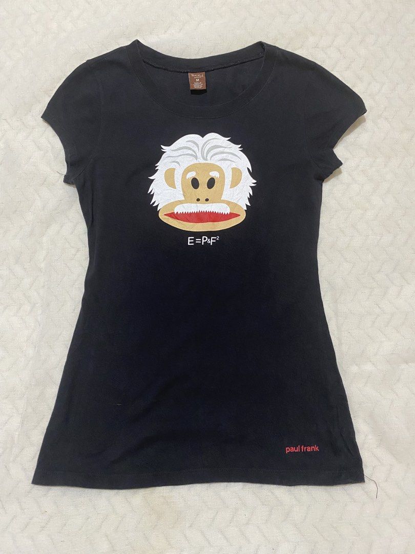 Paul Frank "Einstein" Julius Monkey Graphic Tee (Category: Shirts) located in Marilao. Submitted by kyssmarila (Listing ID 1468464415, Image 2). Description: — Size: M on tag — Dimes: 15x24 — Condition:9/10 — Flaws: None.