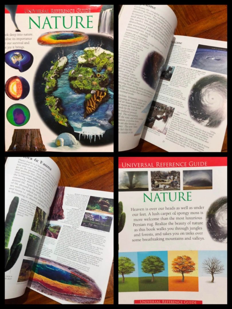 [PB] Universal Reference Guide: Nature (Category: Children's Books) located in San Juan City. Submitted by ttanmien (Listing ID 1468438672, Image 1). Description: ⚜️✨⚜️✨⚜️✨⚜️✨⚜️✨⚜️ 💁🏻‍♀️SELLING PRICE: ₱100 Original Price: bought at sale for ₱149 💁🏻‍♀️Book Genre: NonFiction, Children's Non fiction, Educational, Science & Space Exploration, Juvenile Reference, Informational Picture Book, Encyclopedia 💁🏻‍♀️Book insight: This book is an educati