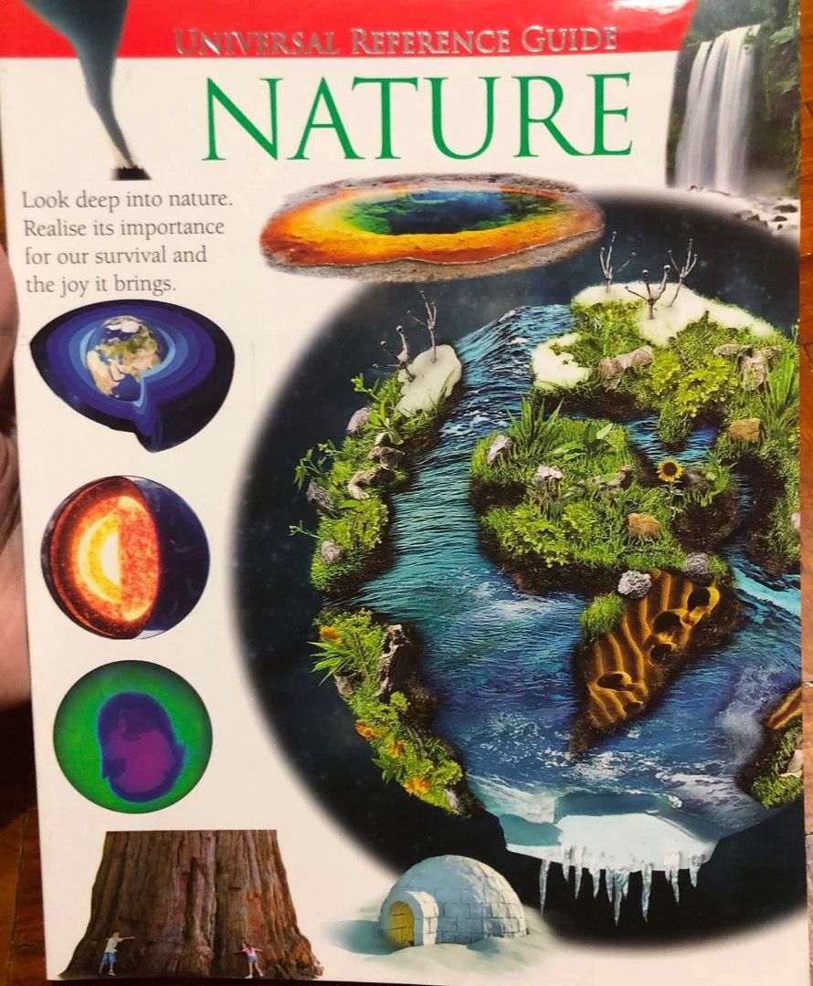[PB] Universal Reference Guide: Nature (Category: Children's Books) located in San Juan City. Submitted by ttanmien (Listing ID 1468438672, Image 2). Description: ⚜️✨⚜️✨⚜️✨⚜️✨⚜️✨⚜️ 💁🏻‍♀️SELLING PRICE: ₱100 Original Price: bought at sale for ₱149 💁🏻‍♀️Book Genre: NonFiction, Children's Non fiction, Educational, Science & Space Exploration, Juvenile Reference, Informational Picture Book, Encyclopedia 💁🏻‍♀️Book insight: This book is an educati