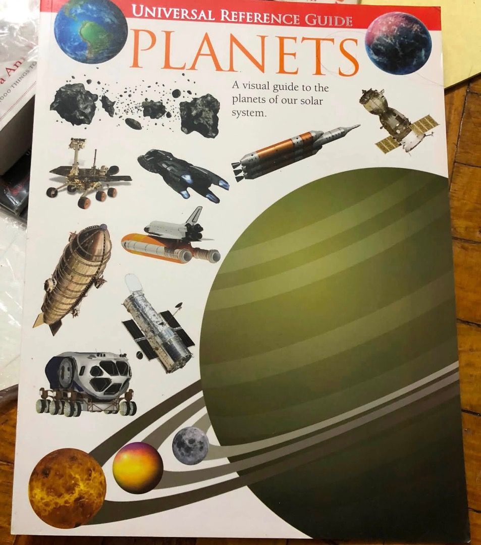 [PB] Universal Reference Guide: Planets (A visual guide to the planets of our solar system) (Category: Children's Books) located in San Juan City. Submitted by ttanmien (Listing ID 1468301763, Image 2). Description: ⚜️✨⚜️✨⚜️✨⚜️✨⚜️✨⚜️ 💁🏻‍♀️SELLING PRICE: ₱100 Original Price: bought at sale for ₱149 💁🏻‍♀️Book Genre: NonFiction, Children's Non fiction, Educational, Science & Space Exploration, Juvenile Reference, Informational Picture Book, Ency