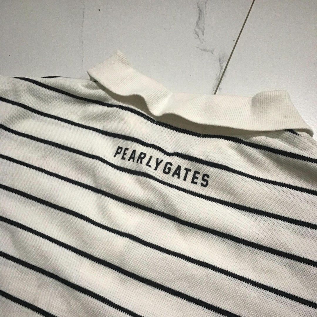 Pearly Gates Polo-Shirt (Category: Tshirts & Polo Shirts ) located in Cavite. Submitted by totchimpanzee (Listing ID 1468388902, Image 3). Description: Price: 270 SHIPPED Size M 24 x 20 Loc: Indang, Cavite, Philippines Ship thru J&T, payment first, no CoD payment via Gcash.
