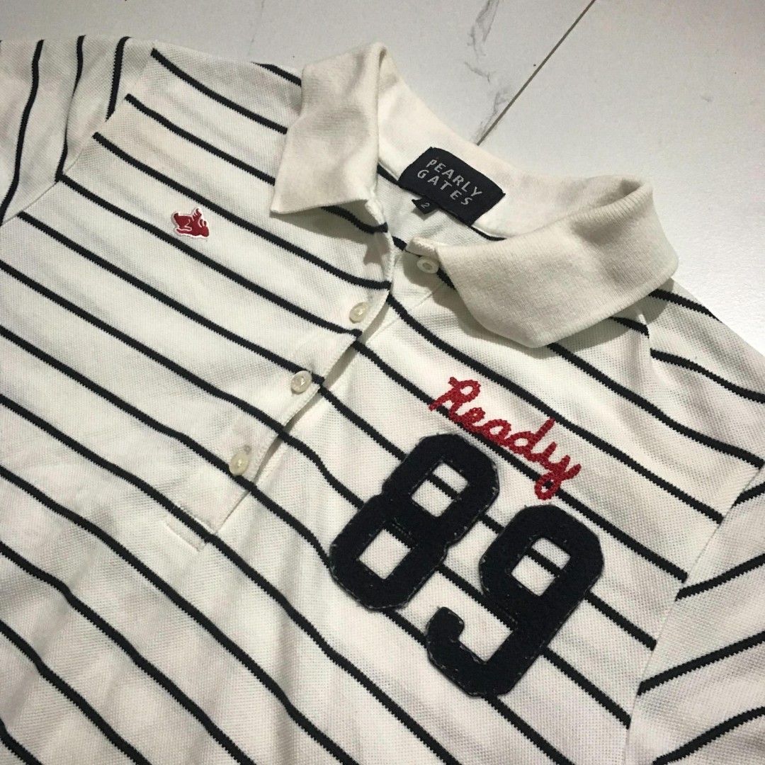 Pearly Gates Polo-Shirt (Category: Tshirts & Polo Shirts ) located in Cavite. Submitted by totchimpanzee (Listing ID 1468388902, Image 2). Description: Price: 270 SHIPPED Size M 24 x 20 Loc: Indang, Cavite, Philippines Ship thru J&T, payment first, no CoD payment via Gcash.