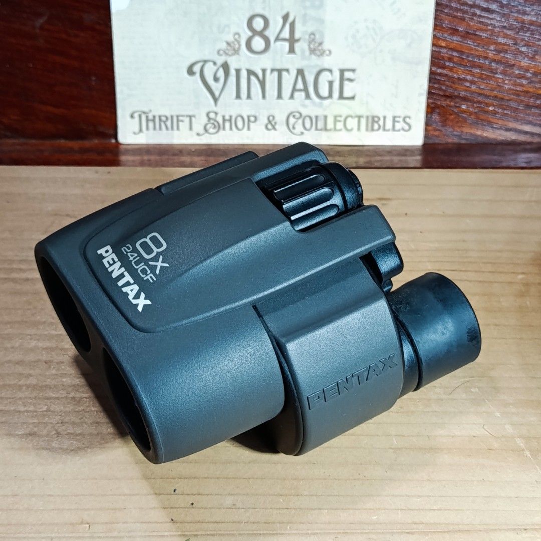 Pentax 8X24 UCF Binoculars (Category: Kids Toys) located in Las Pinas. Submitted by 84vintage (Listing ID 1468394368, Image 2). Description: Tested working, Sharp and Malinaw. Has a tripod socket - very important for Birdwatching and Concerts because you can steady the Binoculars and avoid Headaches. Sold as is where is only..