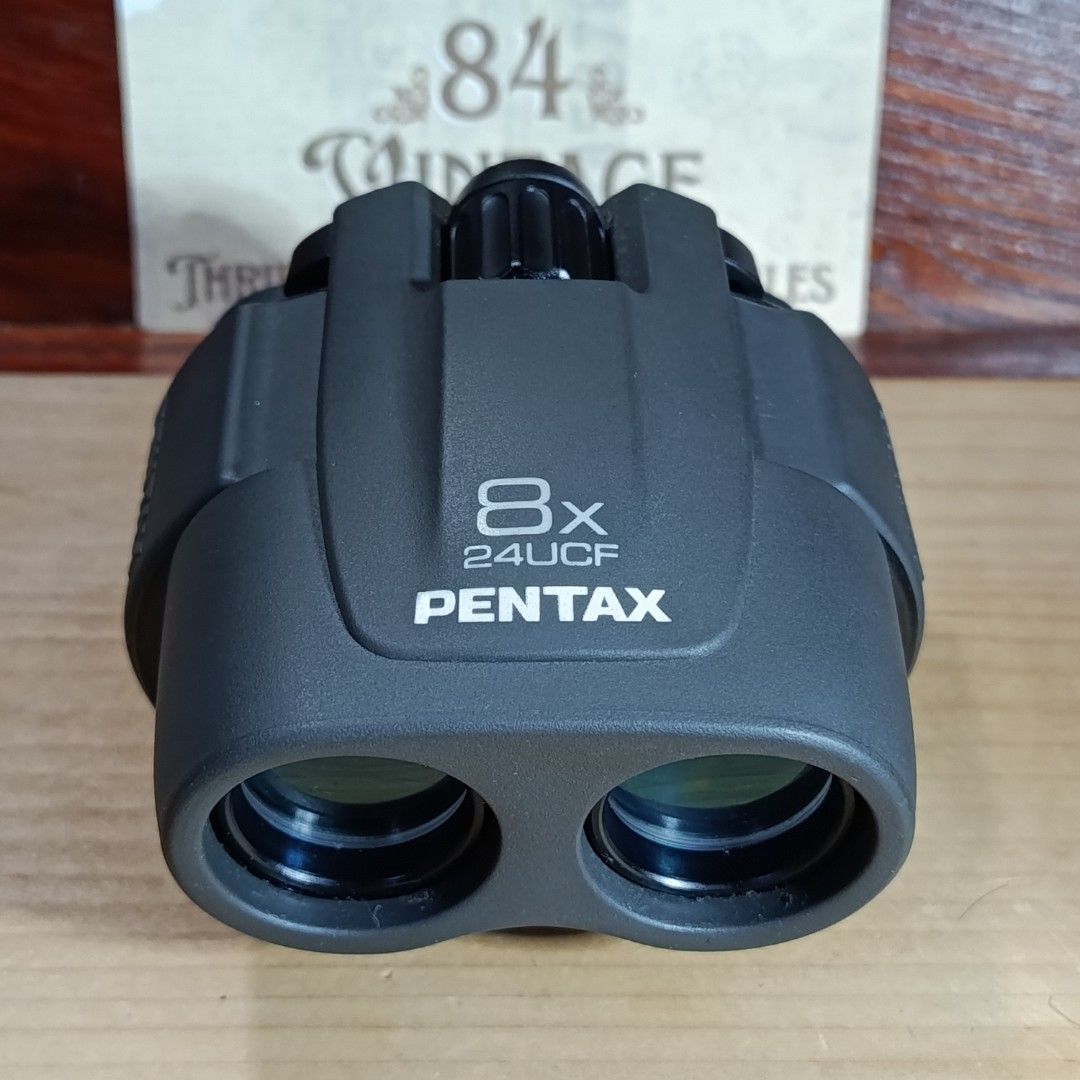 Pentax 8X24 UCF Binoculars (Category: Kids Toys) located in Las Pinas. Submitted by 84vintage (Listing ID 1468394368, Image 1). Description: Tested working, Sharp and Malinaw. Has a tripod socket - very important for Birdwatching and Concerts because you can steady the Binoculars and avoid Headaches. Sold as is where is only..