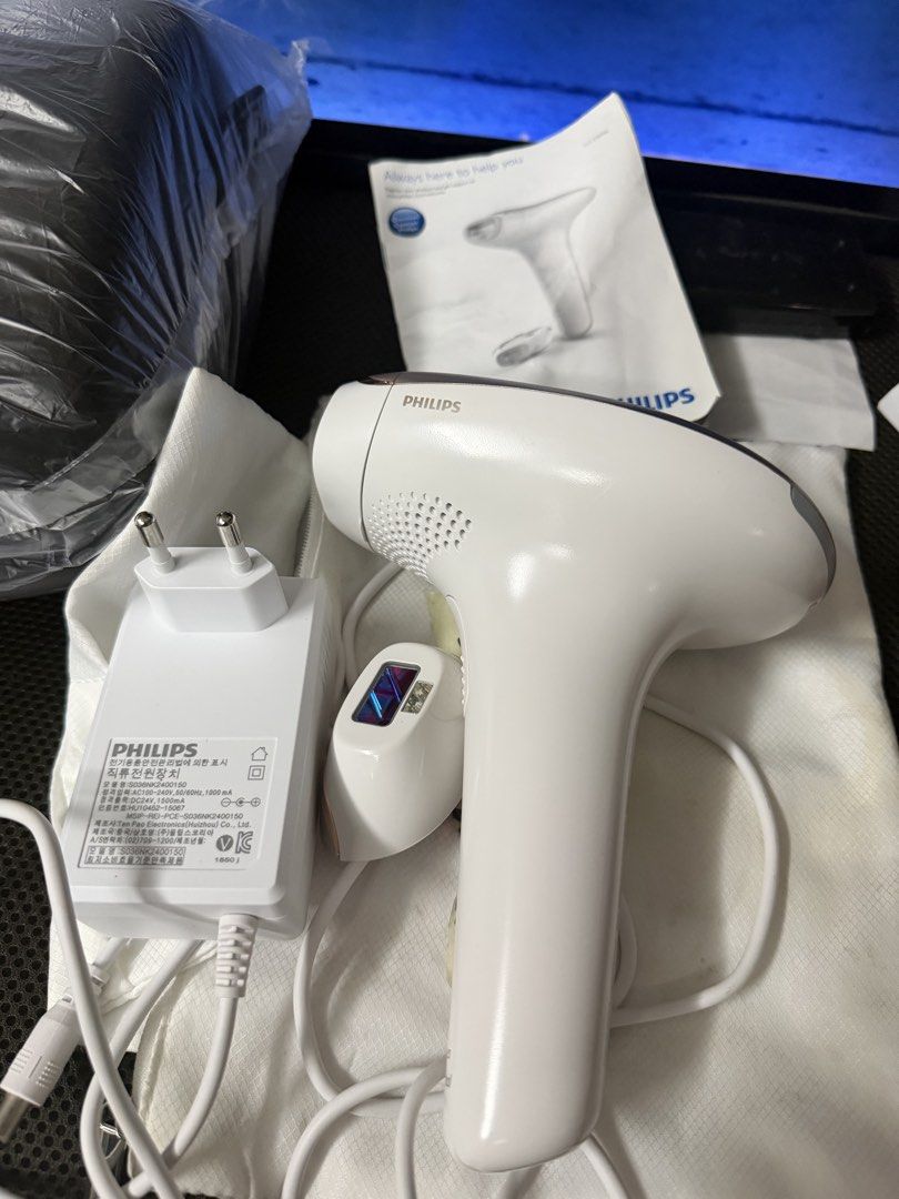 Philips Lumea Essential Hair Remover (Category: Hair Removal) located in Bulacan. Submitted by mysticdeer.6d7f47 (Listing ID 1468451587, Image 3). Description: Philips Lumea Hair Removel Complete with Owners Manual Power Adaptor 220V.