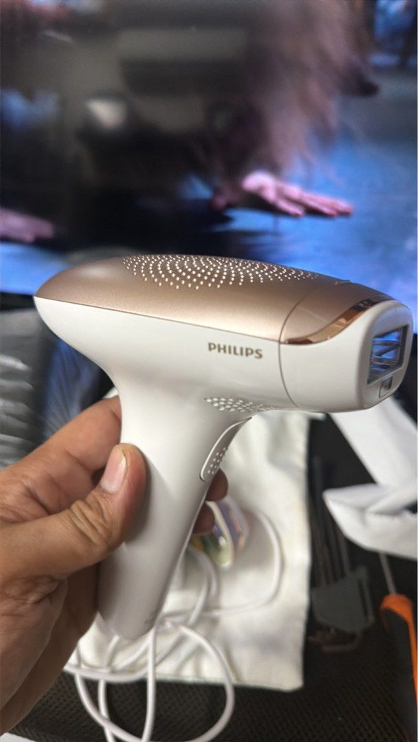 Philips Lumea Essential Hair Remover (Category: Hair Removal) located in Bulacan. Submitted by mysticdeer.6d7f47 (Listing ID 1468451587, Image 1). Description: Philips Lumea Hair Removel Complete with Owners Manual Power Adaptor 220V.