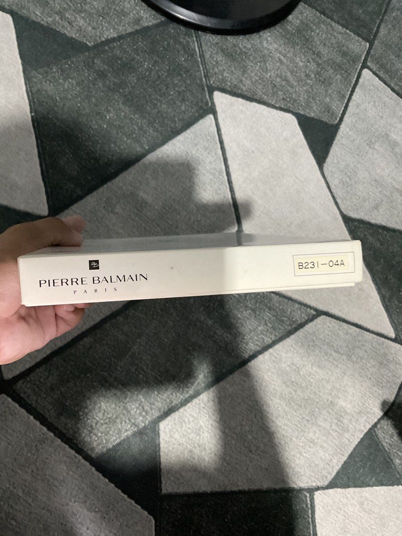Pierre Balmain Paris Socks Gift Box Set Black Grey (Category: Socks) located in Caloocan City. Submitted by archievest.112116 (Listing ID 1468290345, Image 3). Description: - Brand: Pierre Balmain Paris - Item: Boxed sock set (2 pairs) - Colors: Black and grey - Details: Subtle embroidered PB monogram near the ribbed top - Material: Wool, nylon, and polyester blend (per box sticker) - Packaging: Original box included, great for gifting - Conditio