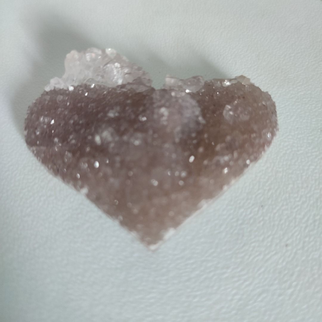 Pink Amethyst Druzy Heart (Category: Precious Stones) located in Taguig. Submitted by joyofcrystals (Listing ID 1468333013, Image 2). Description: 🌸 Benefits & Energy Emotional Healing & Comfort: Pink Amethyst is known to promote inner peace, soothe anxiety, and fill your space with gentle heart energy. 🌸 Higher Guidance & Intuition: Helps connect the Heart Chakra with the Crown Chakra, encouraging trust, clarity, and self-love. 🌸 High-Vibe De