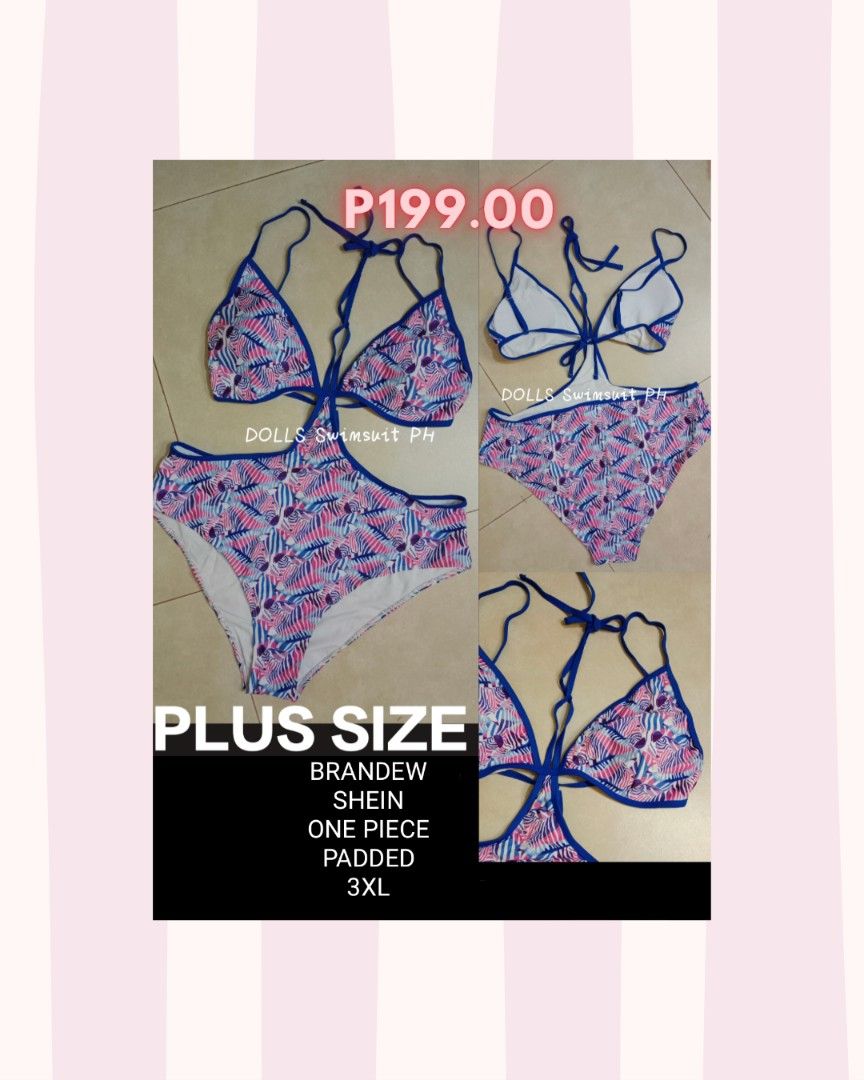 Plus size one piece swimsuit (Category: Bikinis & Swimsuits) located in Quezon City. Submitted by caketopper.figure (Listing ID 1468485617, Image 1). Description: ACTUAL PRICE POSTED 📍Location : Quezon City 💰MOP - Gcash / Bank transfer ( No Cod) 🛒Delivery: SAME DAY del or via LBC ❌No Meetup To see proof of deliveries, you may visit our p a g e 👉 DOLLS Swimsuit PH.
