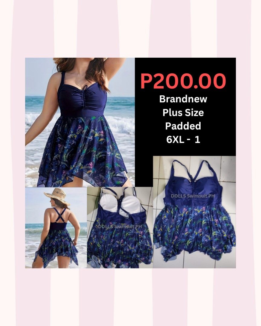 Plus size swimdress (Category: Bikinis & Swimsuits) located in Quezon City. Submitted by caketopper.figure (Listing ID 1468487897, Image 1). Description: ACTUAL PRICE POSTED 📍Location : Quezon City 💰MOP - Gcash / Bank transfer ( No Cod) 🛒Delivery: SAME DAY del or via LBC ❌No Meetup To see proof of deliveries, you may visit our p a g e 👉 DOLLS Swimsuit PH.