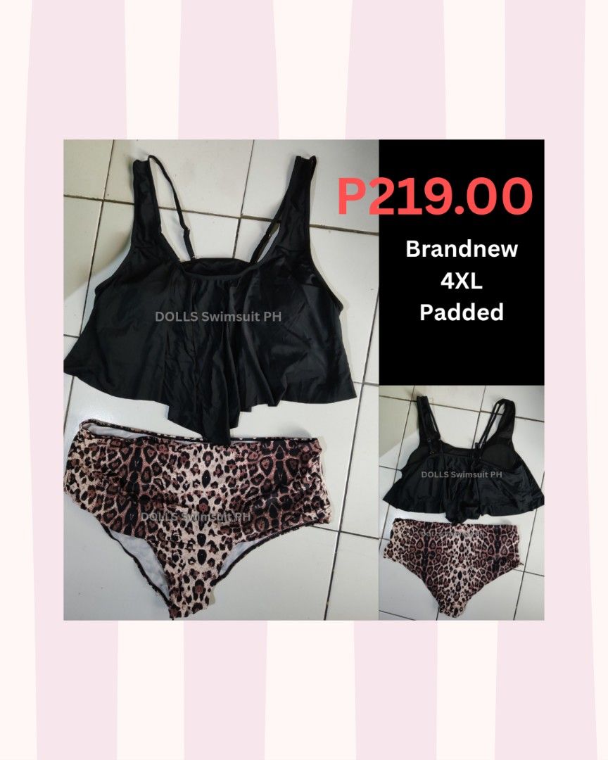 Plus size two piece swimsuit (Category: Bikinis & Swimsuits) located in Quezon City. Submitted by caketopper.figure (Listing ID 1468486448, Image 1). Description: ACTUAL PRICE POSTED 📍Location : Quezon City 💰MOP - Gcash / Bank transfer ( No Cod) 🛒Delivery: SAME DAY del or via LBC ❌No Meetup To see proof of deliveries, you may visit our p a g e 👉 DOLLS Swimsuit PH.