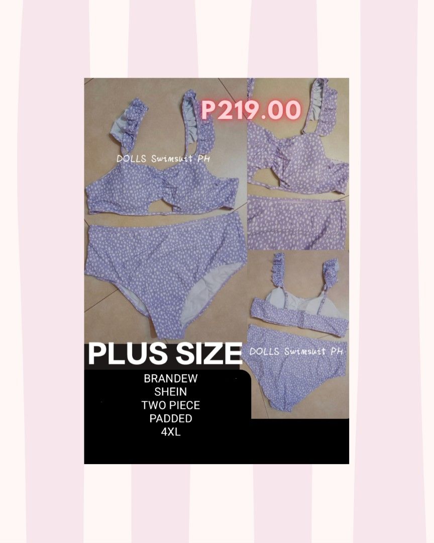 Plus size two piece swimsuit (Category: Bikinis & Swimsuits) located in Quezon City. Submitted by yourcaketopper (Listing ID 1468490270, Image 1). Description: ACTUAL PRICE POSTED 📍Location : Quezon City 💰MOP - Gcash / Bank transfer ( No Cod) 🛒Delivery: SAME DAY del or via LBC ❌No Meetup To see proof of deliveries, you may visit our p a g e 👉 DOLLS Swimsuit PH.