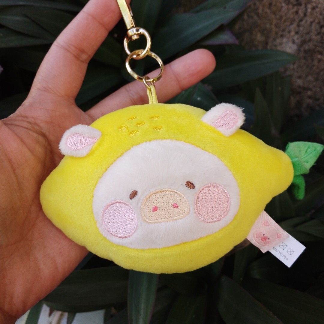 Plush Charm - Lulu Pig Lemon (Category: Plushies & Soft Toys) located in Baguio. Submitted by boxmania (Listing ID 1468302517, Image 1). Description: From HK/UK/Dubai/Canada or Japan Surplus Box, Auction/Bidding, or selection What you see is what you get No return, no exchange (random item po nakukuha ng seller sa box).