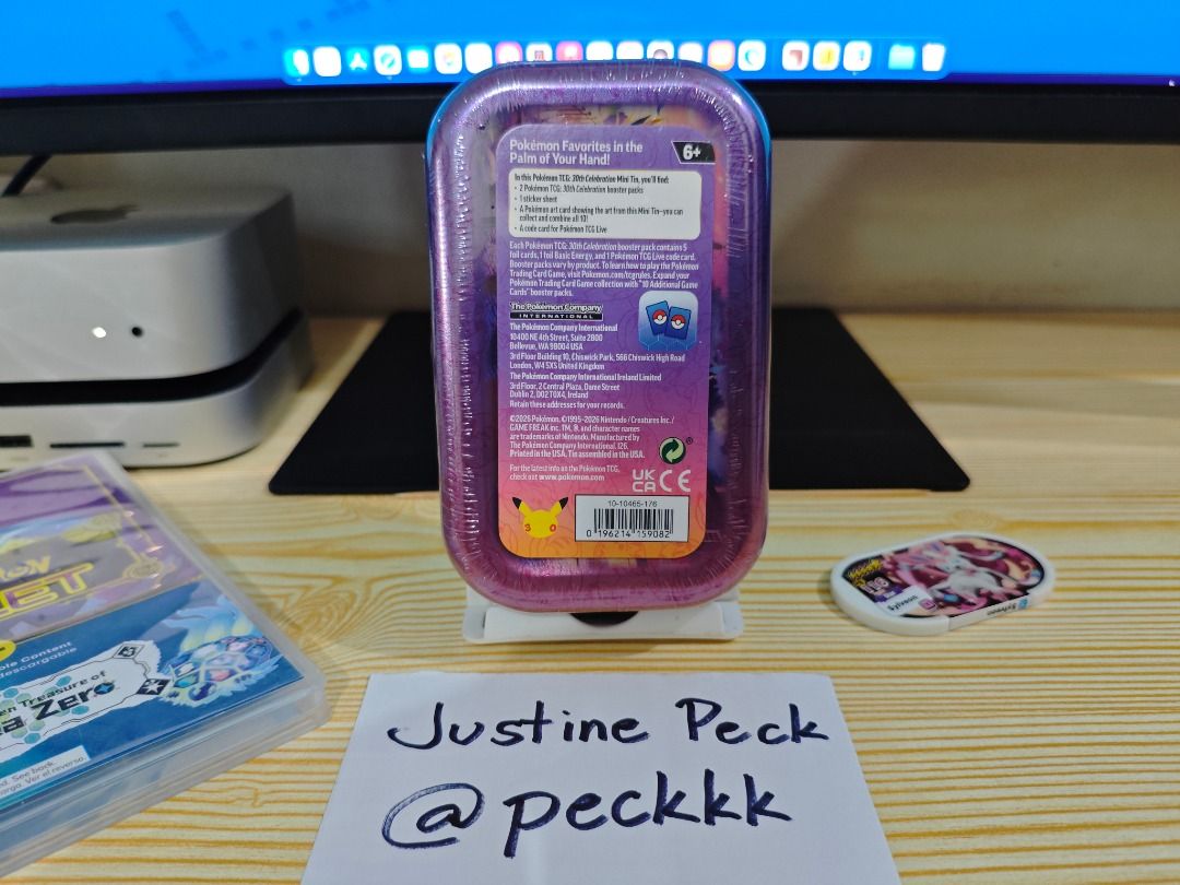 Pokemon 30th Celebration Umbreon Mini Tin | SEALED (Category: Card Boxes & Cases) located in Manila. Submitted by peckkk (Listing ID 1468370437, Image 2). Description: Pokemon 30th Celebration Umbreon Mini Tin - SEALED Price: ₱2,500 - slightly negotiable Selling 1x Pokémon 30th Celebration Umbreon Mini Tin. Factory sealed and unopened Official English Pokémon TCG product Umbreon artwork Actual item pictured; photos show the front, back, and packa