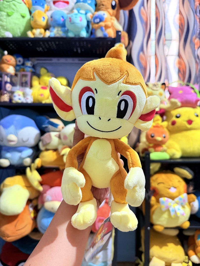 Pokemon Chimchar plush toy (Category: Plushies & Soft Toys) located in Cavite. Submitted by projectplushie (Listing ID 1468381825, Image 1). Description: - Authentic Pokémon Chimchar plush - Original tag attached near the bottom - Perfect addition to any Pokémon collection.