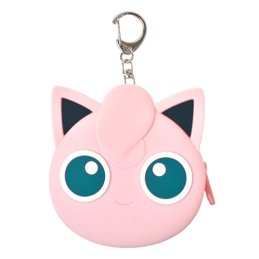 Pokemon Jigglypuff Silicone Mini Pouch Keychain (Category: Character Goods) located in Quezon City. Submitted by curatedbymissgee (Listing ID 1468296087, Image 1). Description: - Official Pokémon merchandise from Japan - Genuine Jigglypuff silicone mini pouch with original paper tag - Features cute Jigglypuff face design on front and embossed text on back - Secure zip closure to keep small items safe - Convenient keychain attachment to easily hoo