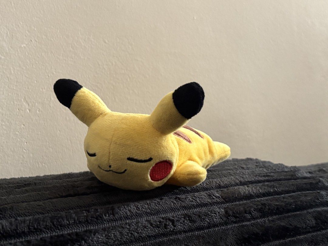 Pokemon pikachu plush (pokemon center) (Category: Plushies & Soft Toys) located in Manila. Submitted by anniemelo2 (Listing ID 1468336170, Image 1). Description: issue: stains (i think its washable) .