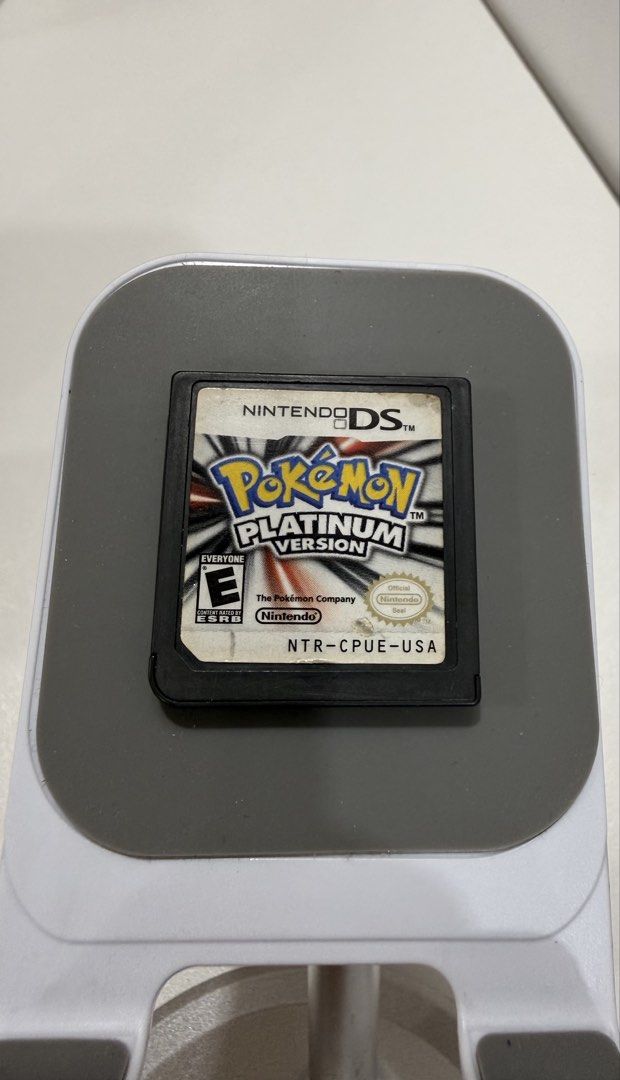 Pokemon Platinum DS/2DS/3DS Game (authentic) (Category: In-Game Products) located in Baliuag. Submitted by mostlyaboutnintendo (Listing ID 1468476550, Image 1). Description: 📢 CARTRIDGE ONLY ✔️ Authentic ✔️ Mabilis ma-read mismong cartridge ✔️ Guaranteed tested and working ✔️ Will always send tested pics before ship out ✔️ US Version Pokémon Platinum is an enhanced version of the Sinnoh adventure with additional story content and features. Playe