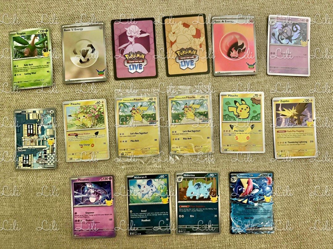 Pokemon Run 30 Promo Card (Category: Card Packs) located in Imus. Submitted by lovelili14344 (Listing ID 1468483293, Image 2). Description: Set for 14k. Slightly nego. This includes the 2pcs Pokemon Run 30th Anniv Promo Card RFS: not a TCG player nor collector Prefer meet up Cavite area or pag usapan if sa ibang lugar. If shipping, SF will be shouldered by the buyer. Thank you.