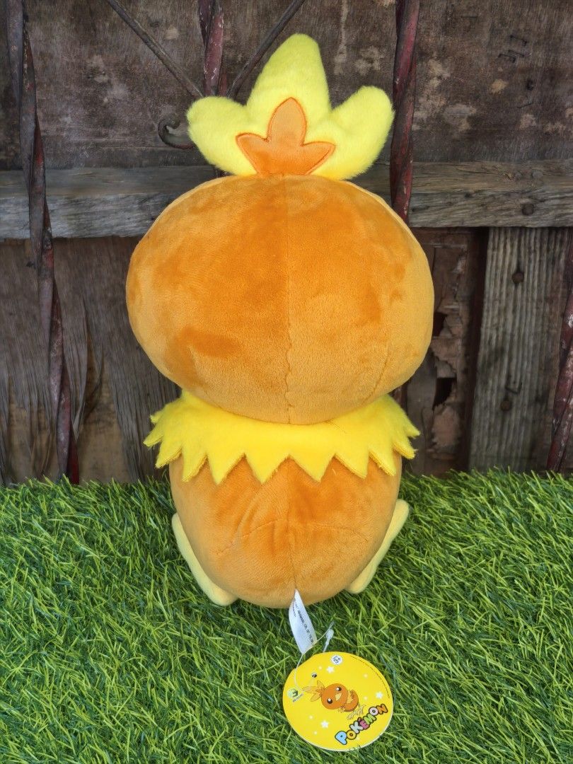 Pokémon Torchic Plush Toy Soft Stuffed Animal (Category: Plushies & Soft Toys) located in Paranaque City. Submitted by furugiyafinds (Listing ID 1468339548, Image 3). Description: - Character: Torchic (Pokémon) - Size: Medium - Condition: Clean, smoke-free environment, original tag attached - Material: Soft fabric with embroidered facial features - Perfect for: Pokémon fans and plushie collectors.