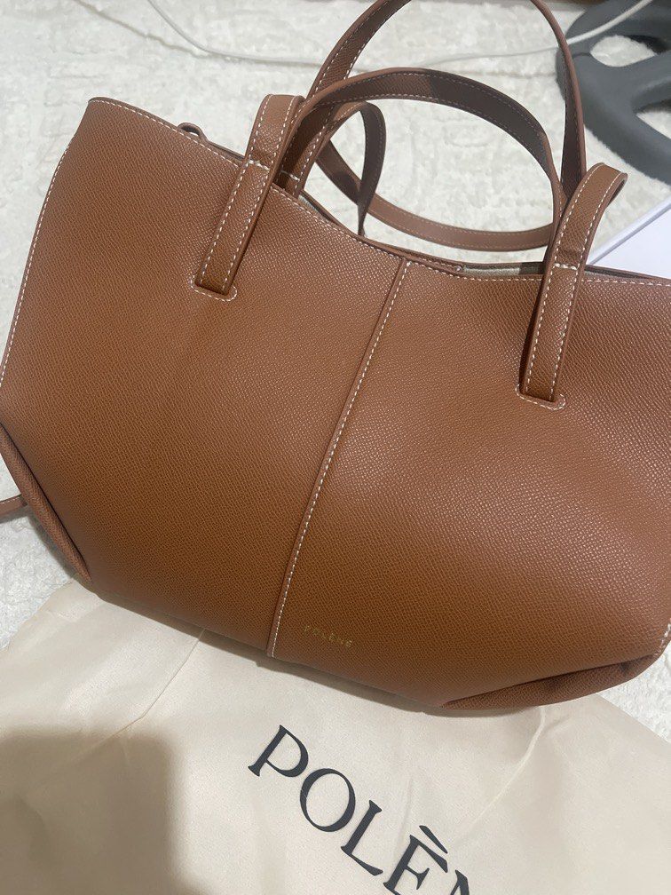 Polene Cyme (Category: Tote Bags) located in Quezon City. Submitted by monicagelz2164 (Listing ID 1468446872, Image 2). Description: Hi! Selling this almost brand new polene cyme. Kakabili lang with dust bag and box. Rfs: Bibigay nalang daw ng sister ko yung large nya kaya selling this small one. QC loc. For lalamove/grab only po ang shipping. Thank you! .