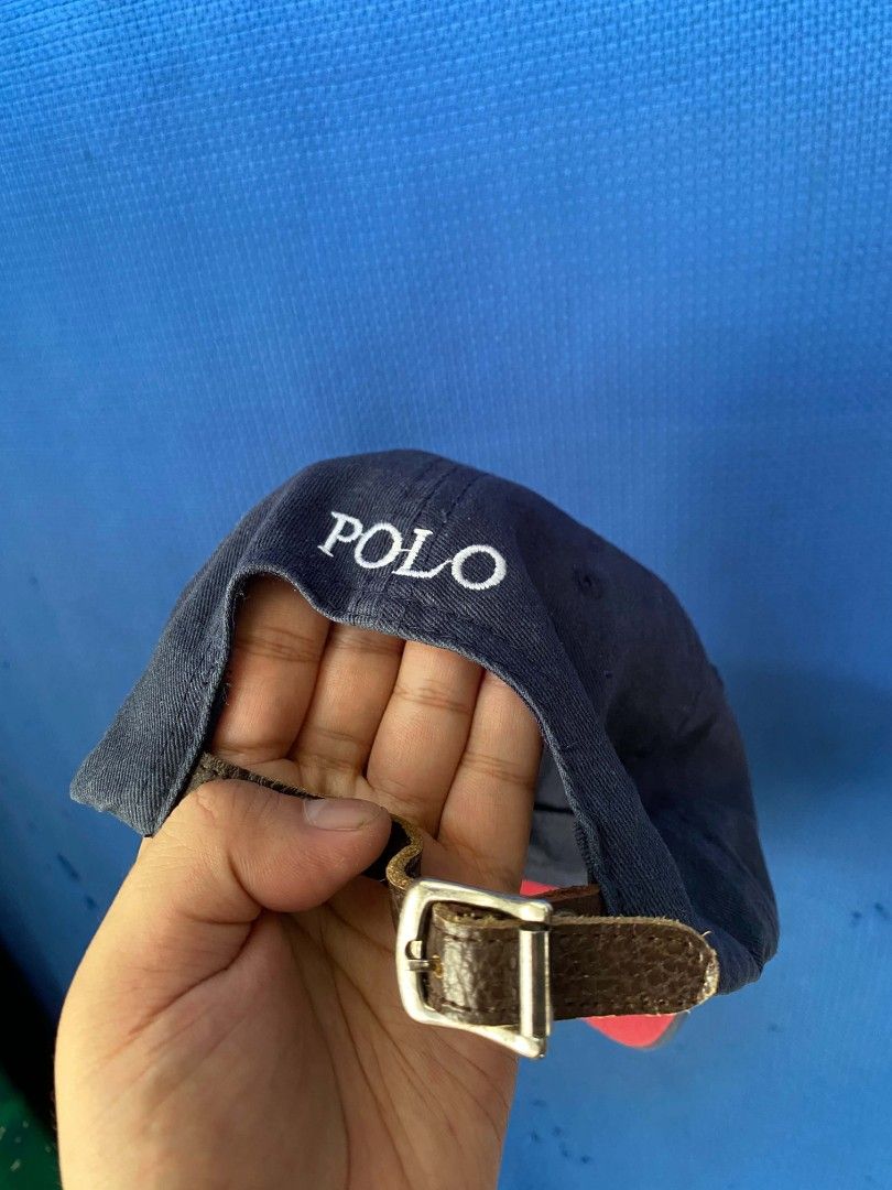 POLO BY RALPH LAUREN CAP (Category: Caps & Hats) located in Angeles City. Submitted by joelpaglingayen (Listing ID 1468414655, Image 3). Description: POLO BY RALPH LAUREN LEATHER STRAP COLOR DARK BLUE EXCELLENT CONDITION MUST HAVE! UNISEX.