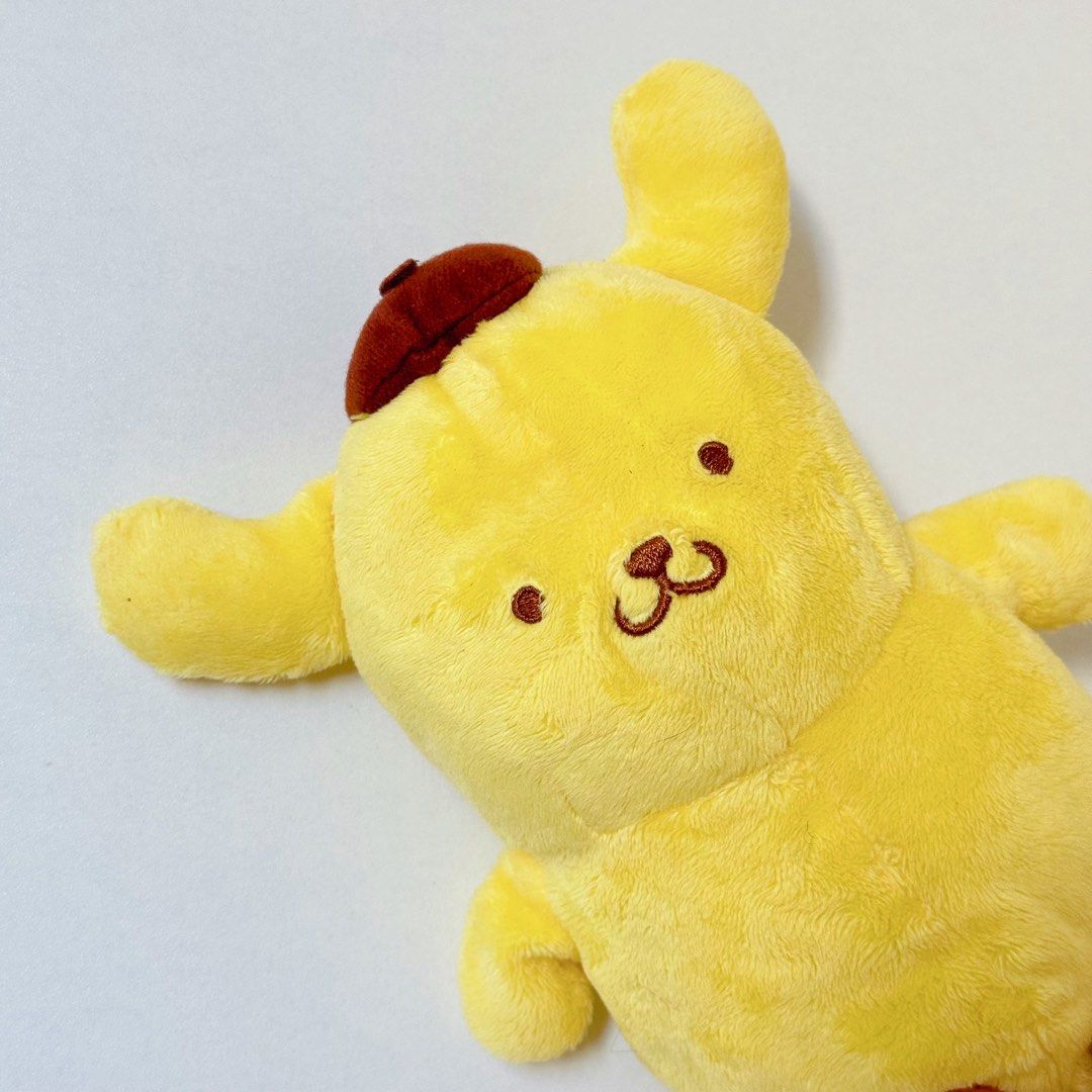 Pompompurin Sanrio Ears Up Small Plush (Category: Plushies & Soft Toys) located in Manila. Submitted by ashyyel_ (Listing ID 1468479222, Image 3). Description: .