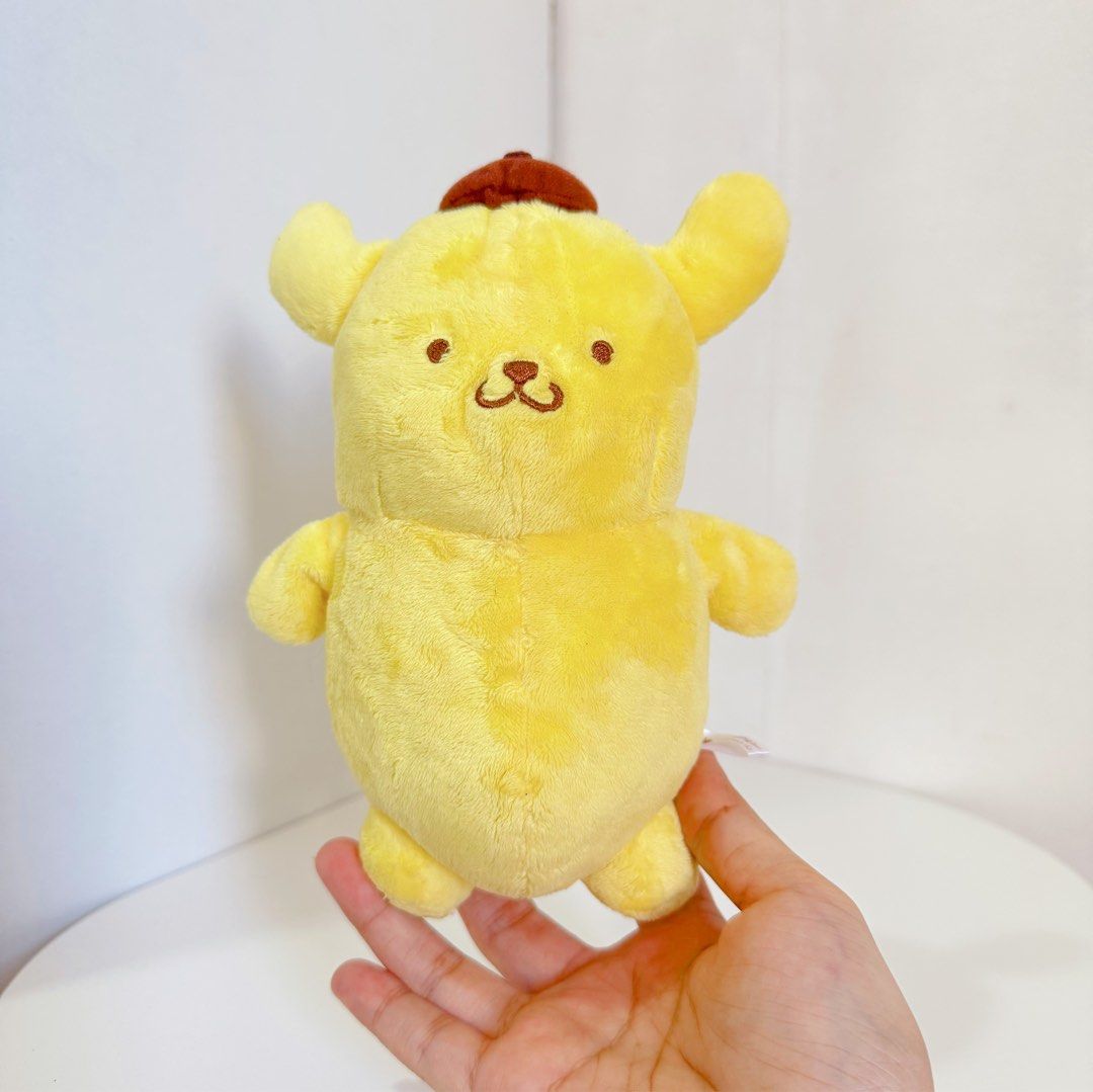 Pompompurin Sanrio Ears Up Small Plush (Category: Plushies & Soft Toys) located in Manila. Submitted by ashyyel_ (Listing ID 1468479222, Image 1). Description: .